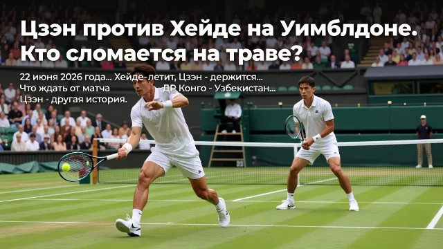 Цзэн против Хейде на Уимблдоне. Кто сломается на траве?
